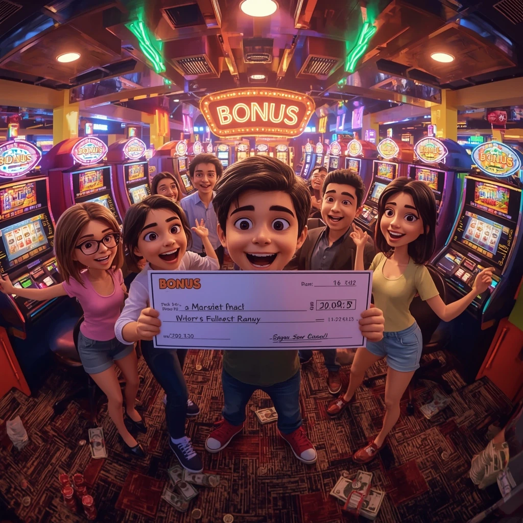 bonus in a man's hands at Grand Mondial Casino