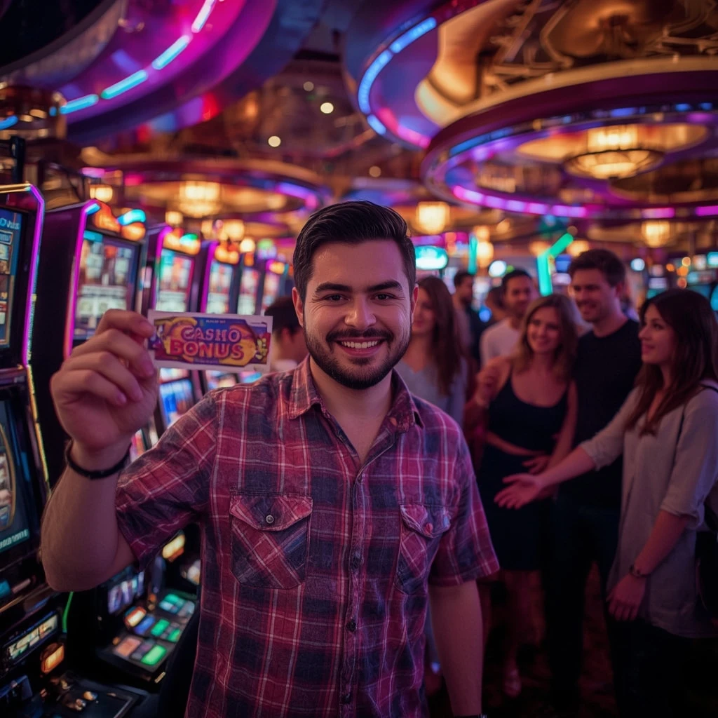 a person with a Grand Mondial Casino bonus