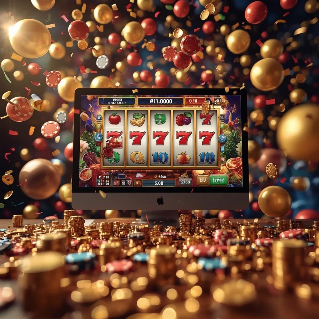 slot machines on the monitor GRAND MONDIAL CASINO